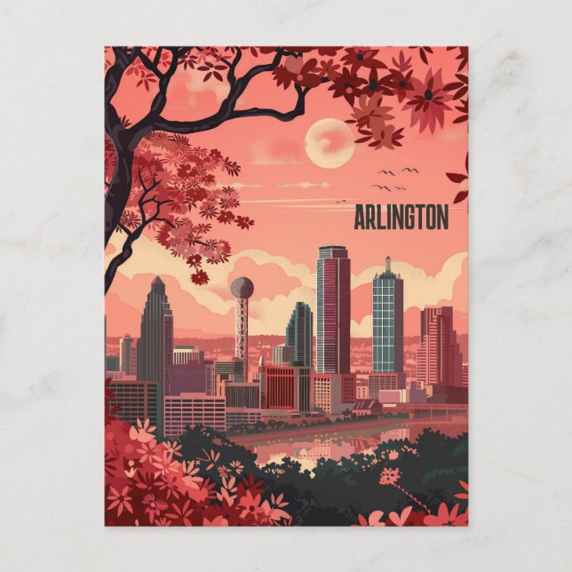 Carte Postale Arlington Texas Travel (Devant)