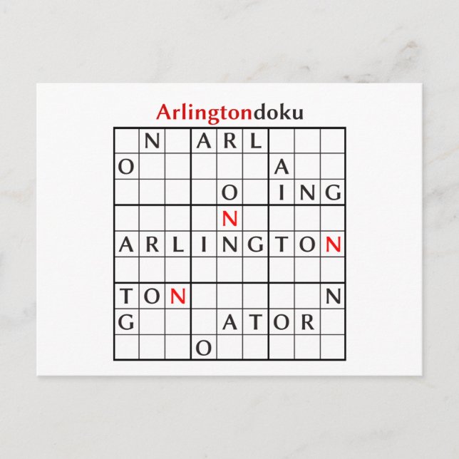 Carte Postale arlingtondoku (Devant)
