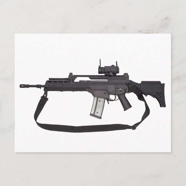 Carte Postale Arme automatique G36 (Devant)