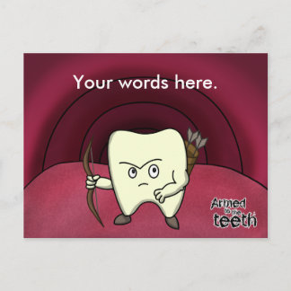 Carte Postale Armé aux dents
