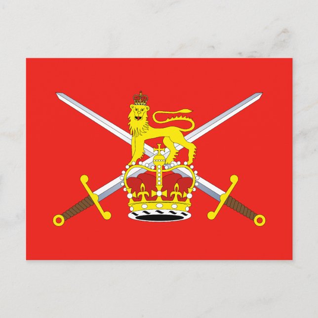 Carte Postale Armée britannique, Royaume-Uni (Devant)