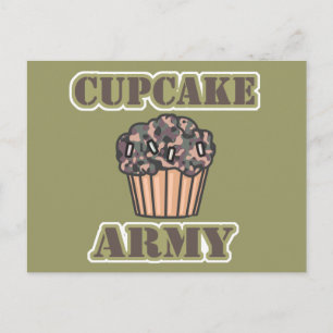 Carte Postale Armée de Cupcakes
