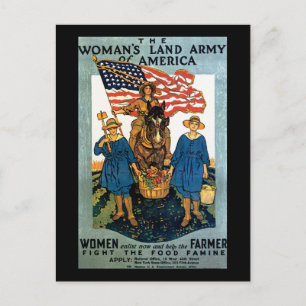 Carte Postale Armée de terre féminine