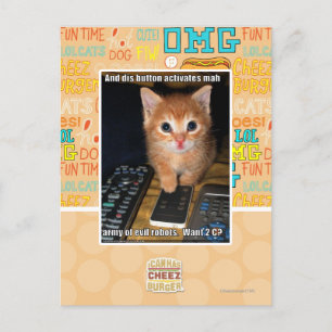 Carte Postale Armée des robots malfaisants