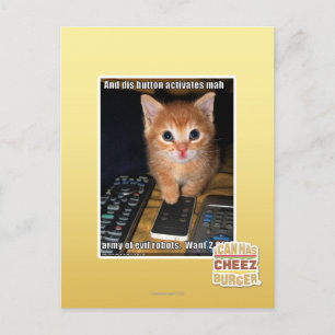 Carte Postale Armée des robots malfaisants