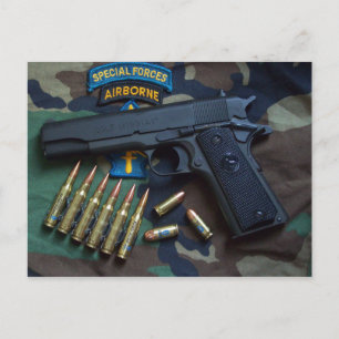 Carte Postale armée forces spéciales Green berets vétérinaires C