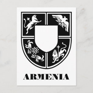 Carte Postale Armenian State Emblem Art Contemporain