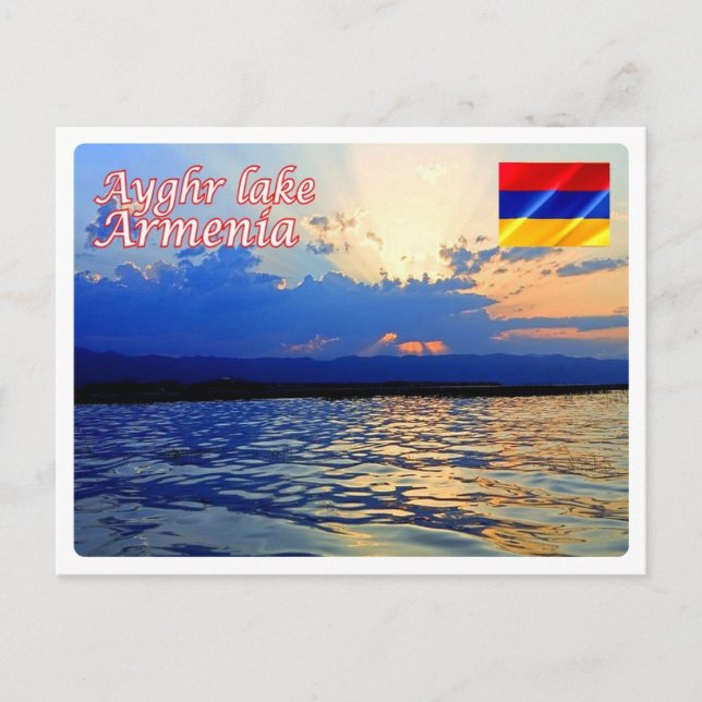 Carte Postale Arménie - Lac Ayghr - (Devant)