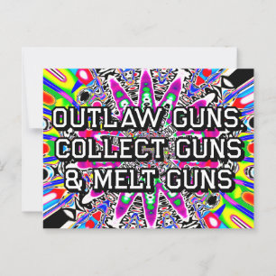 CARTE POSTALE ARMES À FEU, ARMES À FEU ET ARMES À FEU