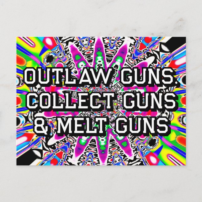 CARTE POSTALE ARMES À FEU, ARMES À FEU ET ARMES À FEU (Devant)