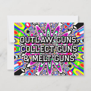 CARTE POSTALE ARMES À FEU, ARMES À FEU ET ARMES À FEU