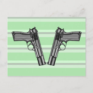Carte Postale Armes à feu, pistolets, armes à feu