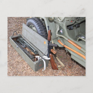 Carte Postale Armes Et Kit De La Seconde Guerre Mondiale Par Une