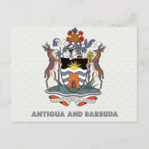 Carte Postale Armoiries d'Antigua-et-Barbuda