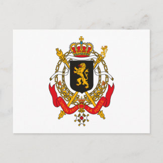 Carte postale Armoiries de Belgique