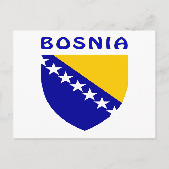 Carte Postale Armoiries De BOSNIE (Devant)