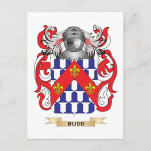 Carte Postale Armoiries de Budd (crête de famille)