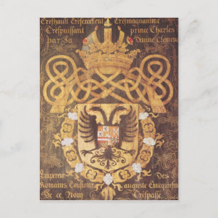 Carte Postale Armoiries de Charles V du 23e Chapitre