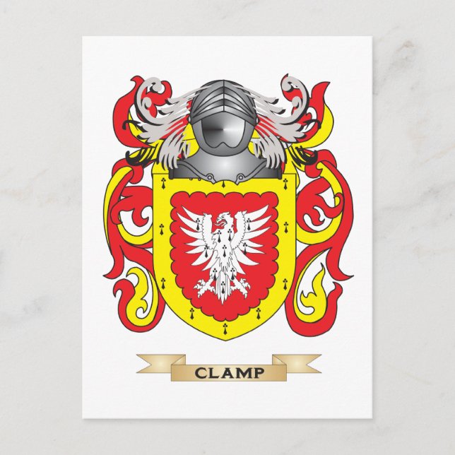 Carte Postale Armoiries de Clamp (Devant)