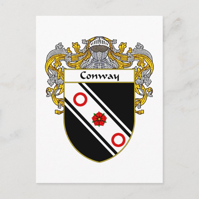 Carte Postale Armoiries de Conway (mannequins) (Devant)
