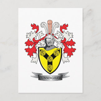 Carte Postale Armoiries de Cunningham Family Crest
