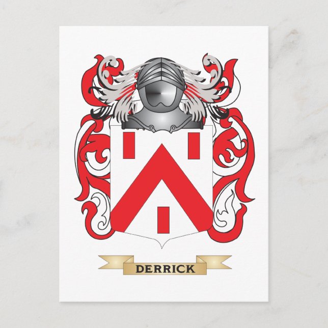 Carte Postale Armoiries de Derrick (Devant)