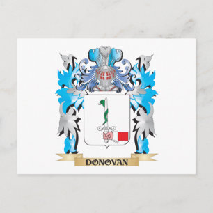 Carte Postale Armoiries de Donovan - Armoiries de la famille