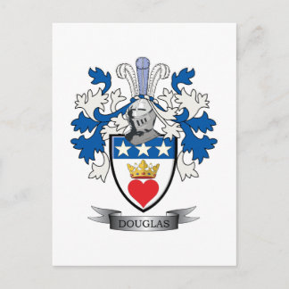 Carte Postale Armoiries de Douglas Family Crest