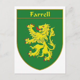 Carte Postale Armoiries de Farrell/Armoiries de la famille