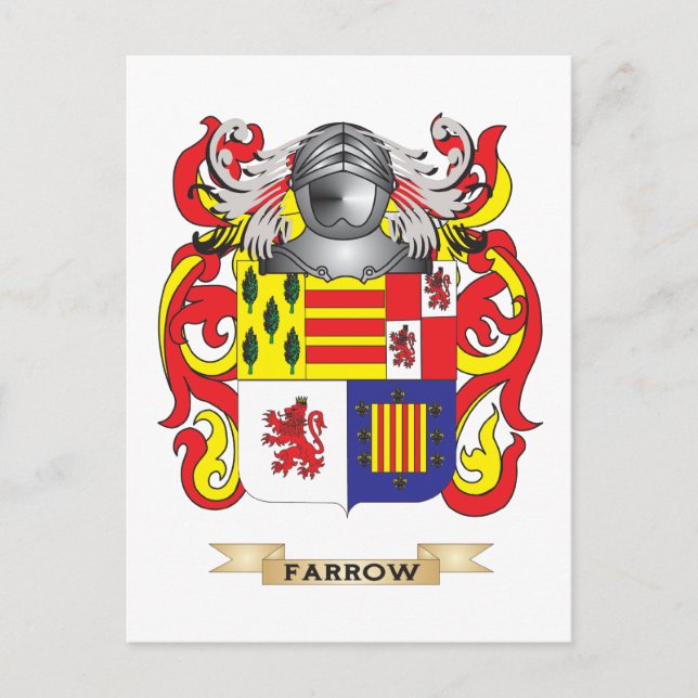 Carte Postale Armoiries de Farrow (Devant)