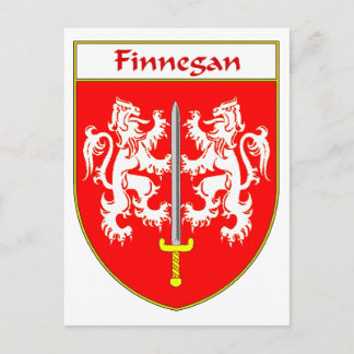 Carte Postale Armoiries de Finnegan/crête de famille