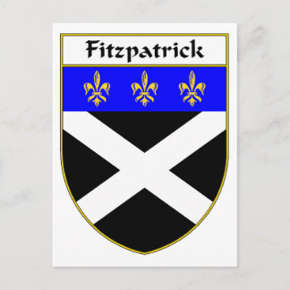 Carte Postale Armoiries de Fitzpatrick/crête de famille