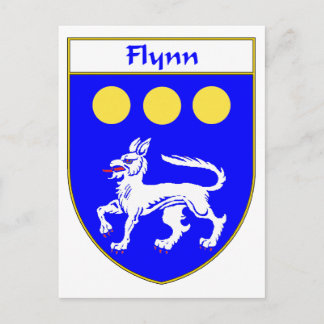 Carte Postale Armoiries de Flynn/crête de famille
