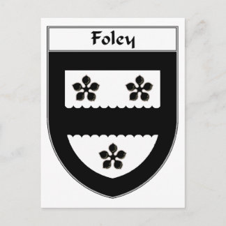 Carte Postale Armoiries de Foley/crête de famille