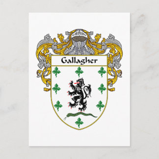 Carte Postale Armoiries de Gallagher (mannequins)
