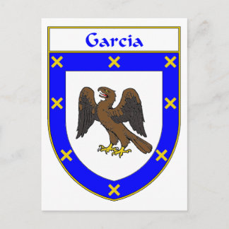 Carte Postale Armoiries de Garcia/crête de famille