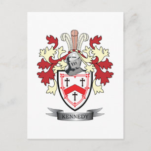 Carte Postale Armoiries de Kennedy Family Crest