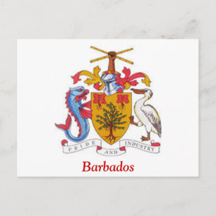 Carte Postale Armoiries de la Barbade