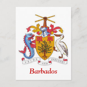 Carte Postale Armoiries de la Barbade