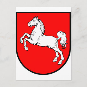 Carte Postale Armoiries de la Basse-Saxe