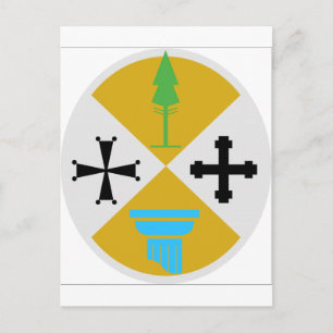 Carte Postale Armoiries de la Calabre (Italie)