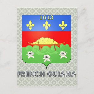 Carte Postale Armoiries de la Guyane française