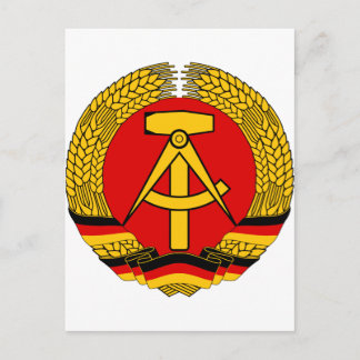 Carte Postale Armoiries de la RDA