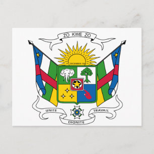 Carte Postale Armoiries De La République Centrafricaine