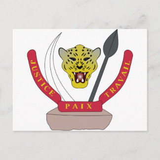 Carte Postale Armoiries de la République démocratique du Congo