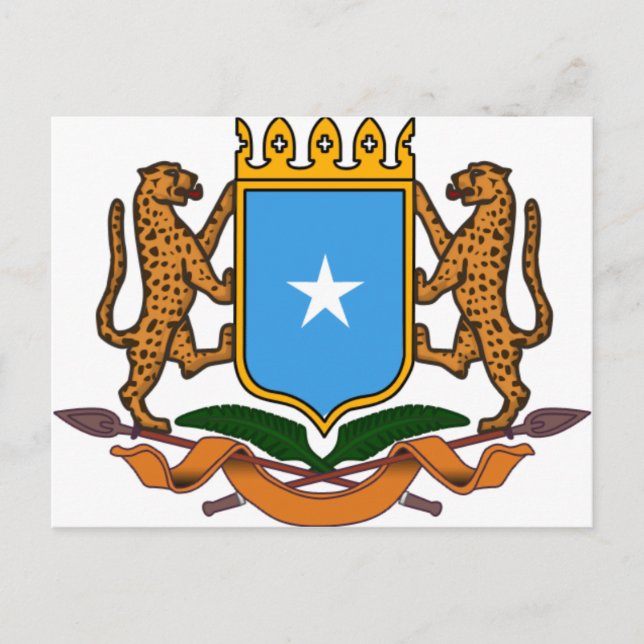 Carte Postale Armoiries de la Somalie (Devant)