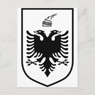 Carte Postale Armoiries de l'Albanie