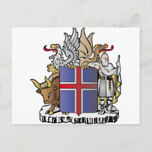 Carte Postale Armoiries de l'Islande