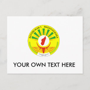 Carte Postale Armoiries de Madagascar