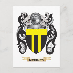 Carte Postale Armoiries de McGinty (crête de famille)